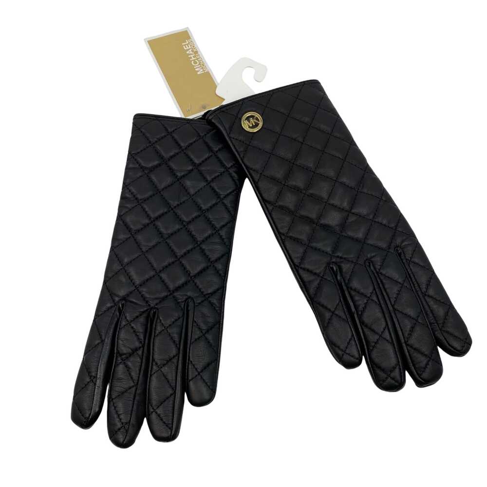Michael Kors Black Quilted Gloves | Womens L